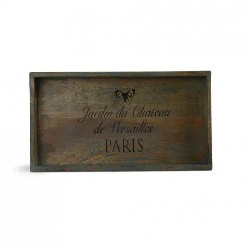 Paris Turquoise Distress Tray