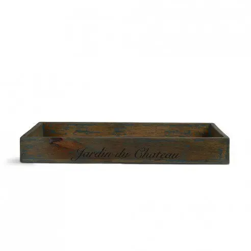 Paris Turquoise Distress Tray