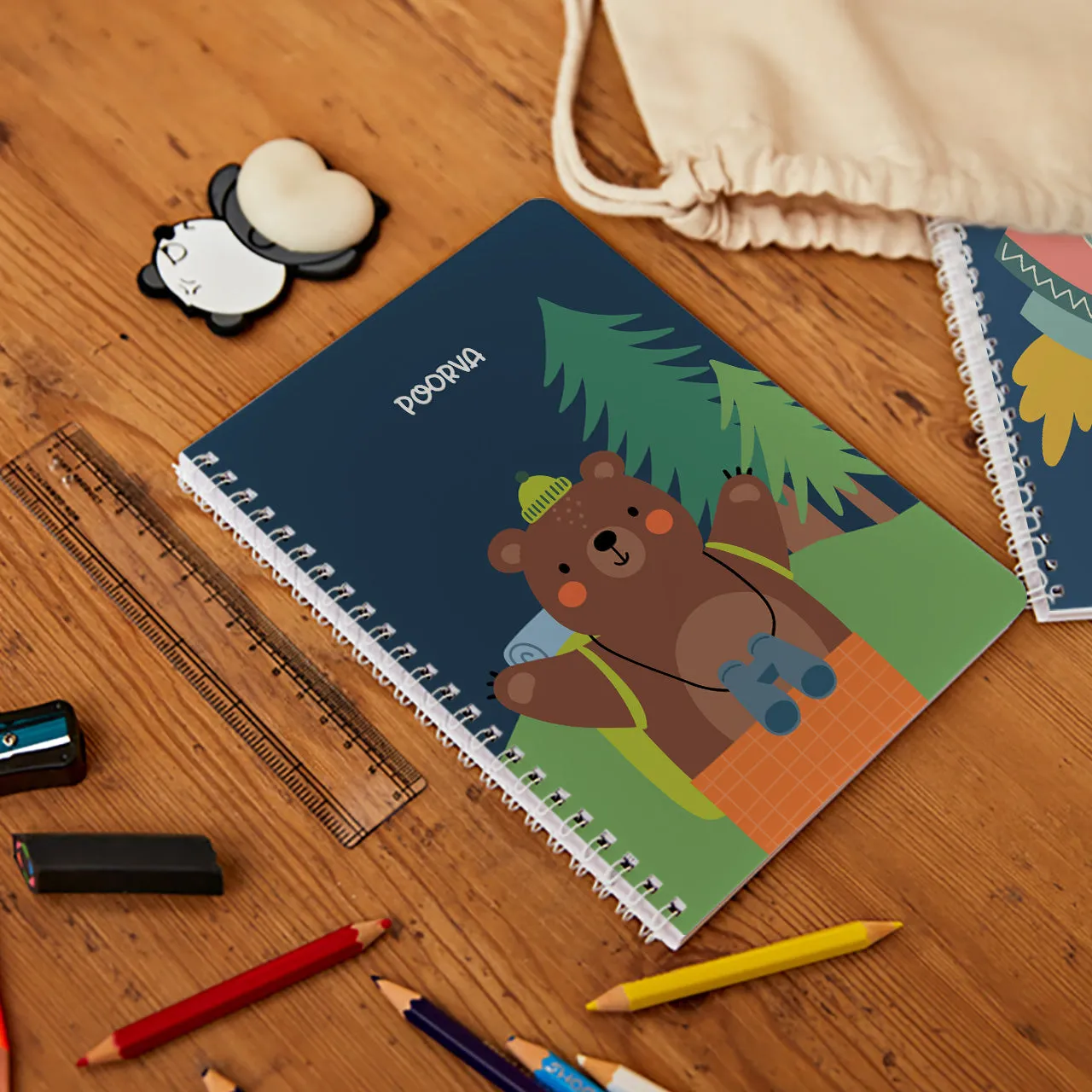 Personalised Spiral Notebook - Into The Wild