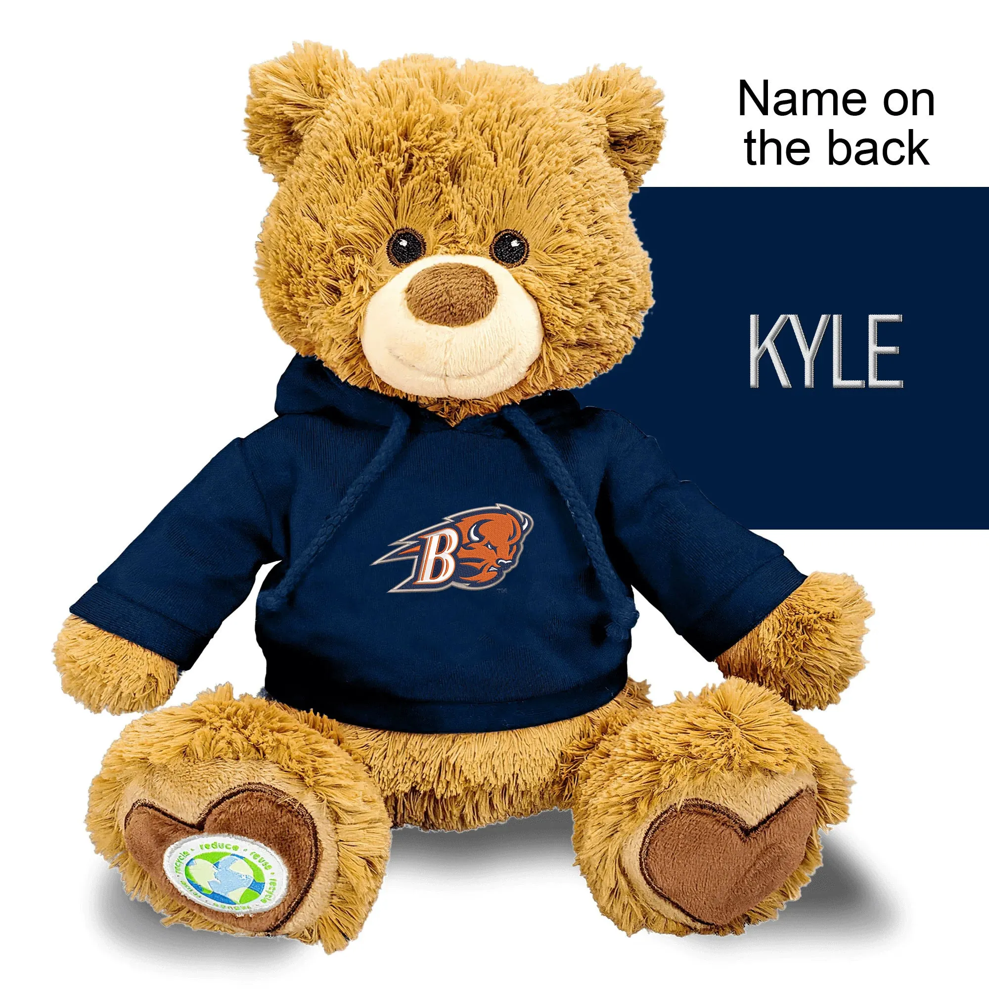 Personalized Bucknell Bison 10" Plush Bear 2