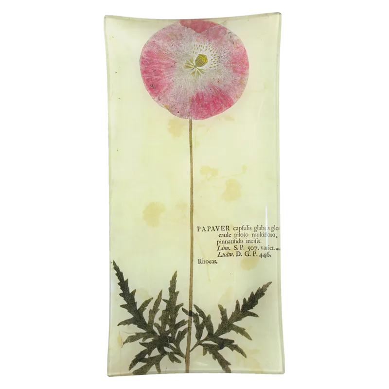 Pink Poppy 6 x 12" Pencil Tray