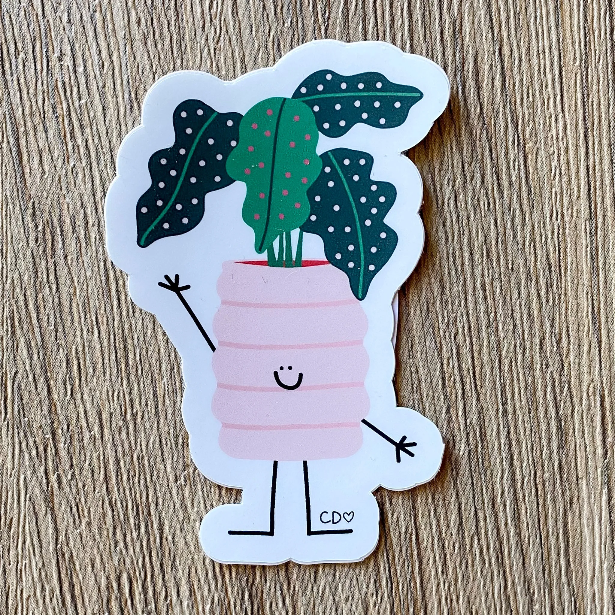 Plant Doodle Friend Decal Sticker
