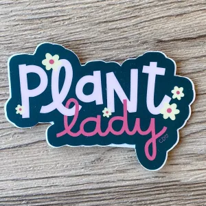 Plant Lady Decal Sticker