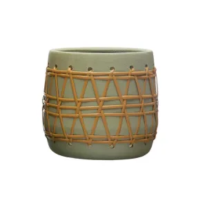 Planter w/ Weaving