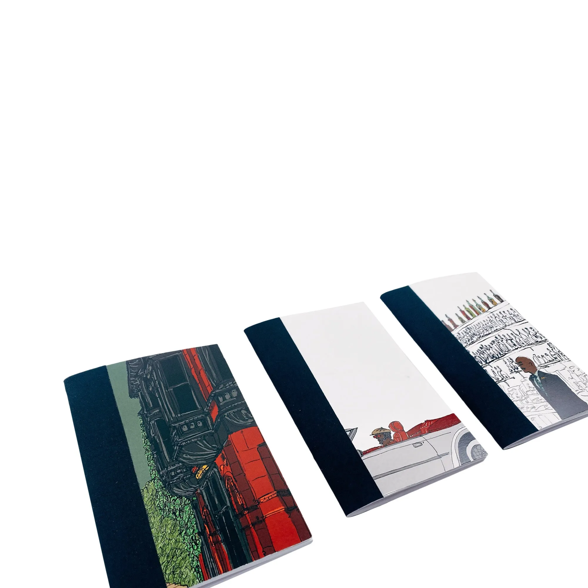 Pocket Notebooks w/ WACSO Illustration, LTD (3-Pack)