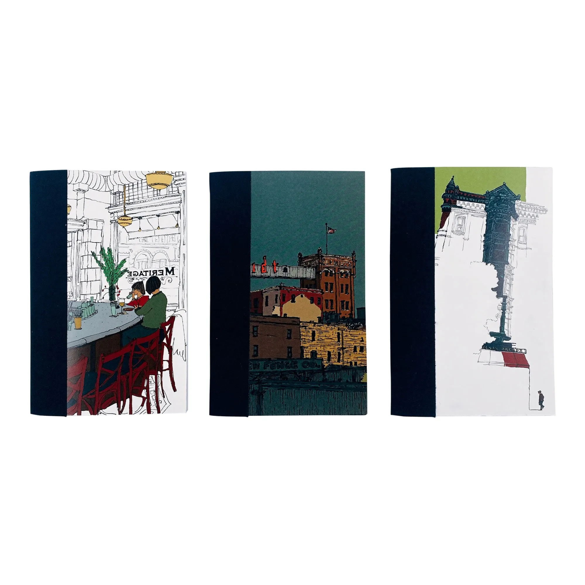 Pocket Notebooks w/ WACSO Illustration, LTD (3-Pack)