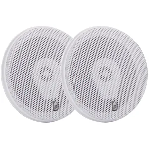Poly-Planar MA-8506 6" 200 Watt Titanium Series Speakers - White [MA8506W]