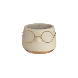 POT GOLD WITH GLASSES 8.5 X 6.5 CM