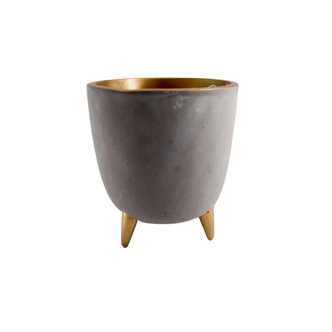 POT GREY 12X13 CM