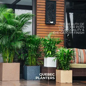 Quebec Square Planter For Indoor Or Outdoor By Harshdeep - Pack Of 3
