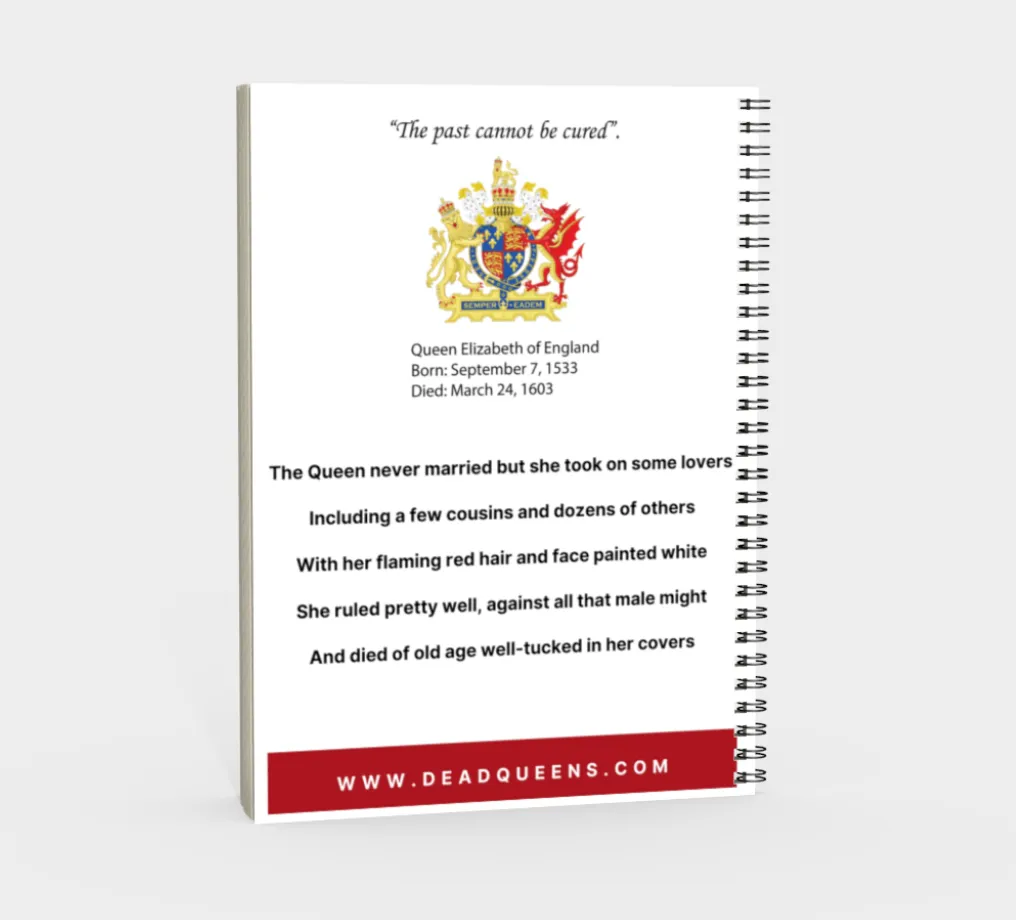 Queen Elizabeth I Spiral Notebook