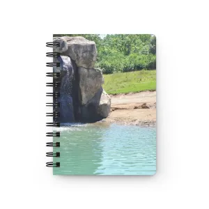 Rock Waterfall Spiral Bound Journal