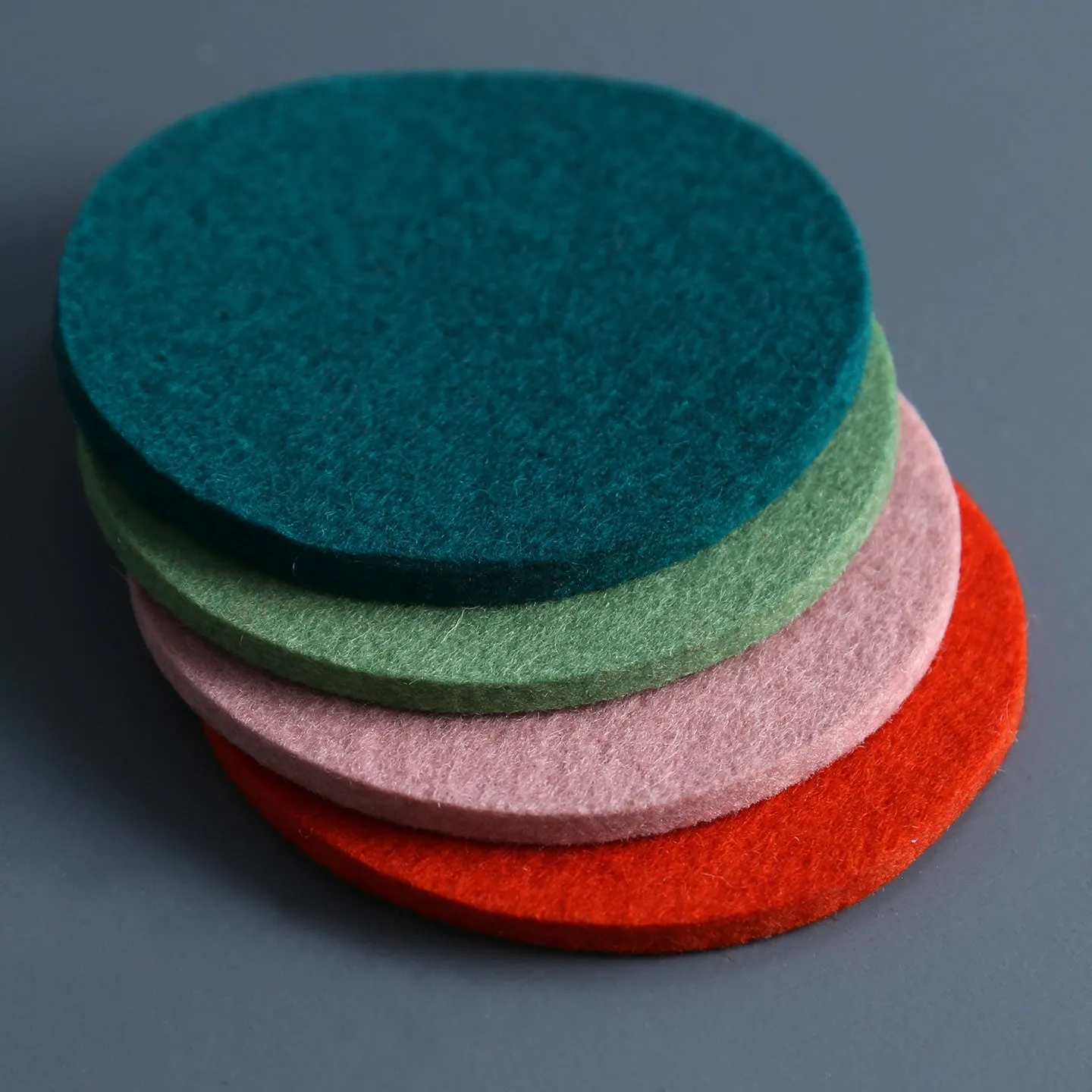 Round Coaster Assorted 4pc Pack / Happy
