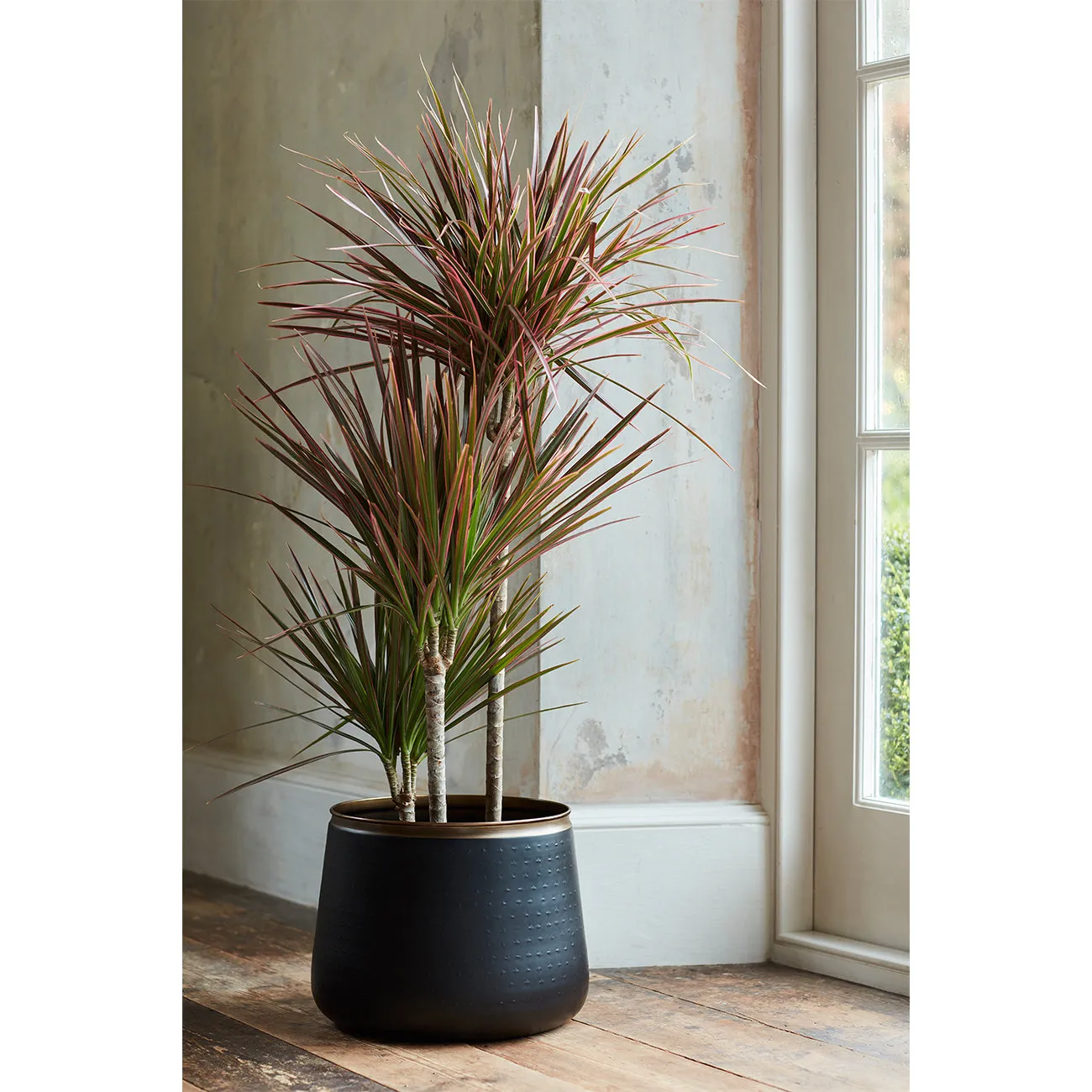 Sahara Sunset Metal Floor Pot - Medium