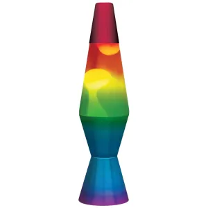 Schylling Rainbow Lava Lamp - White/Tricolour