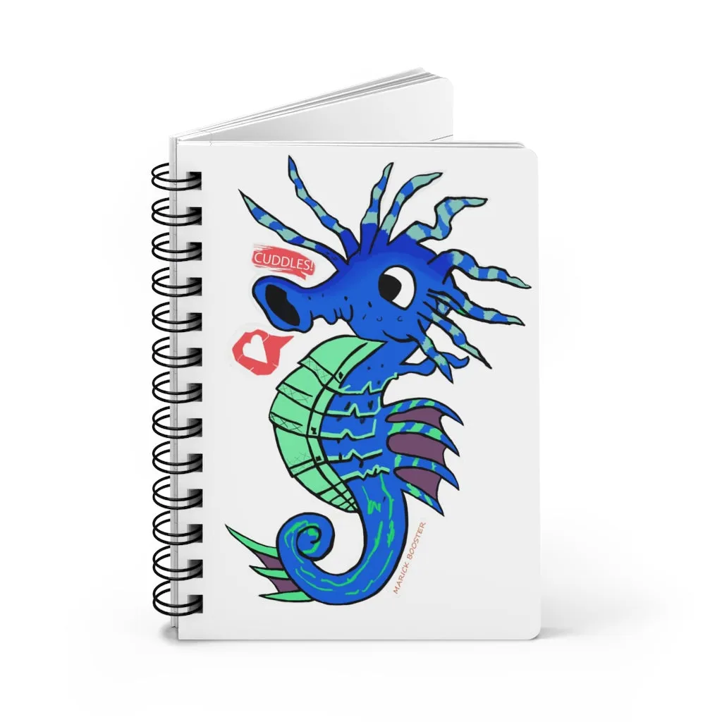 Scribblers the Seahorse Spiral Bound Journal