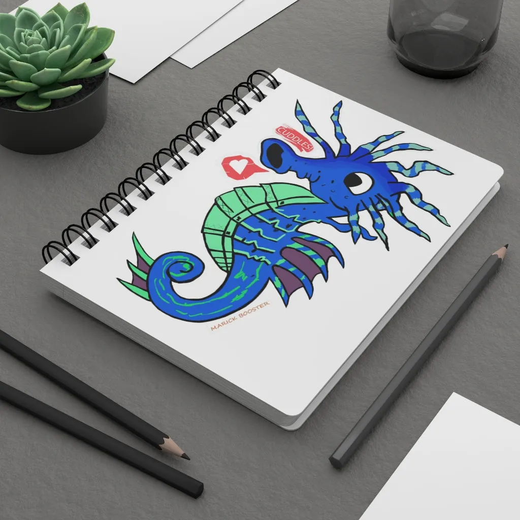 Scribblers the Seahorse Spiral Bound Journal