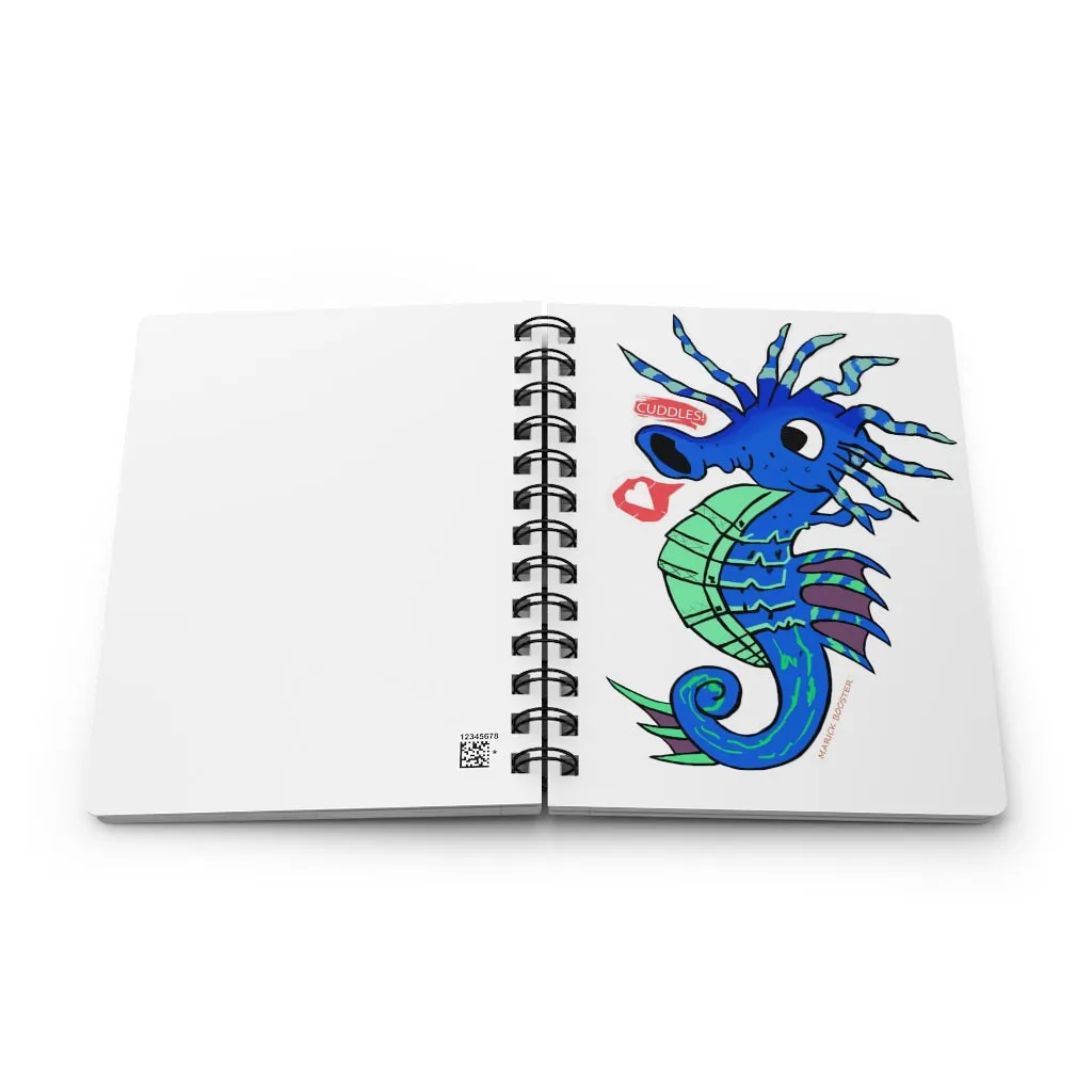 Scribblers the Seahorse Spiral Bound Journal