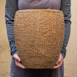 Seagrass Style Cement Planter