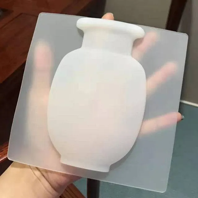 Silicone Sticky Wall   Plant Vases Container Decorations Leaves Body Accessories Outdoor Handmade Pots Soft Bottle Flowers