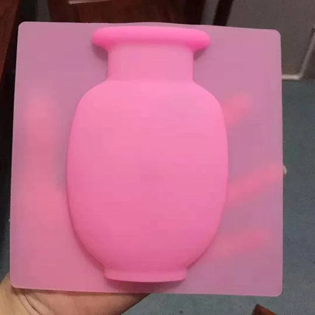 Silicone Sticky Wall   Plant Vases Container Decorations Leaves Body Accessories Outdoor Handmade Pots Soft Bottle Flowers