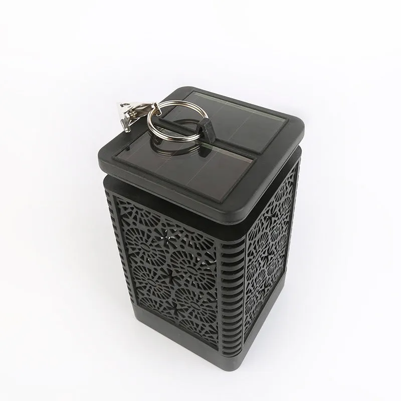 Solar Outdoor Lighting Flashing Flame Lamp Retro Simulation Waterproof Courtyard Garden Lawn Light