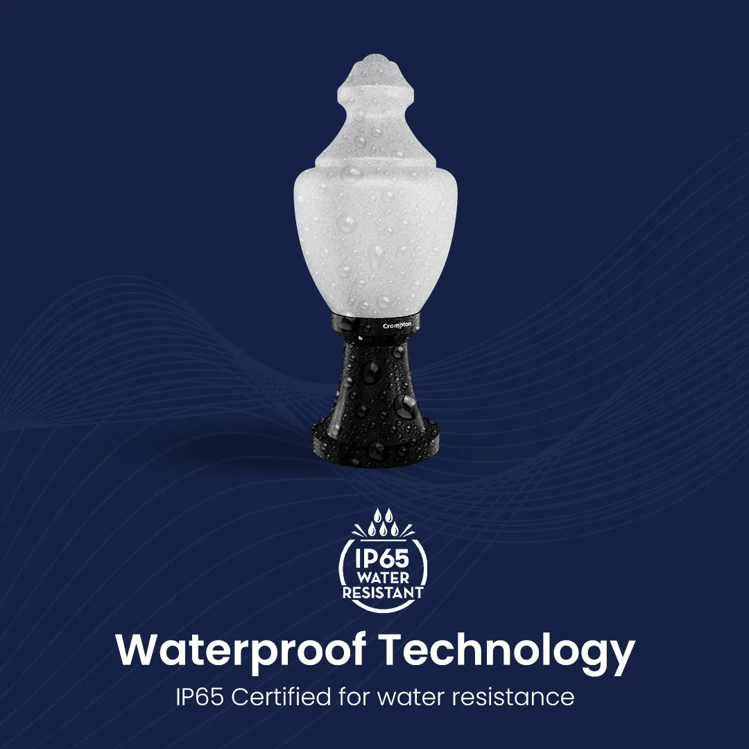 Solarion Imperial Prime Gate Lamp (Plastic with B22 Holder)