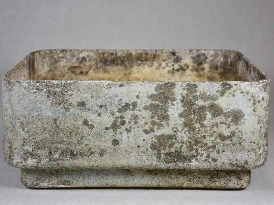 Square vintage Willy Guhl planter 18½"