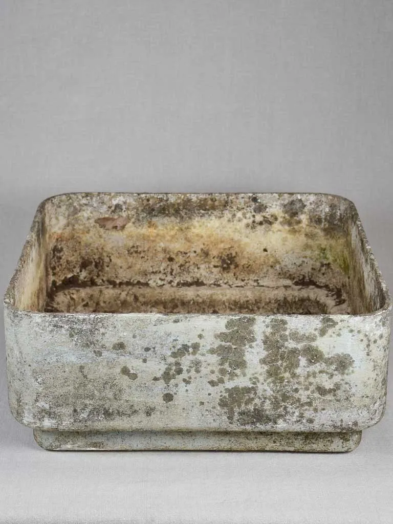 Square vintage Willy Guhl planter 18½"