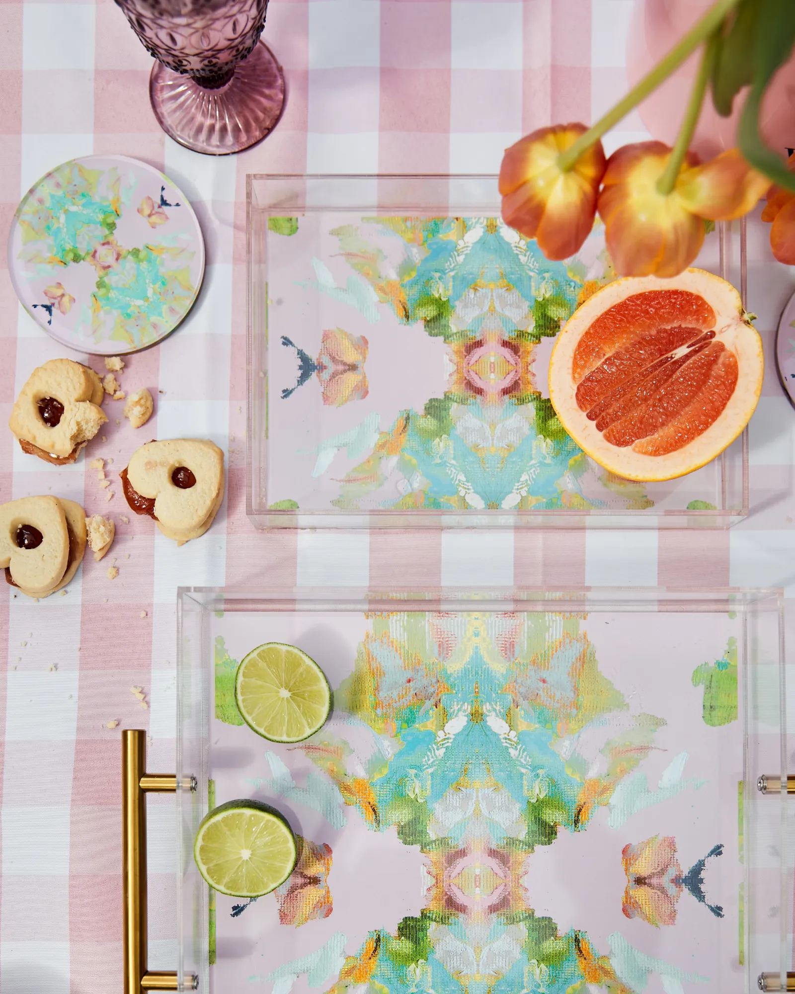 Tart By Taylor - Stained Glass Lavender Coaster | Laura Park x Tart By Taylor