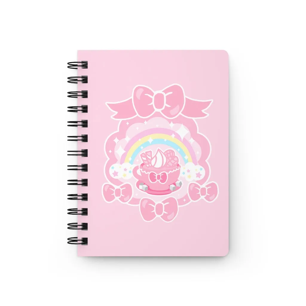 Teatime Fantasy Spiral Bound Lined Notebook Journal