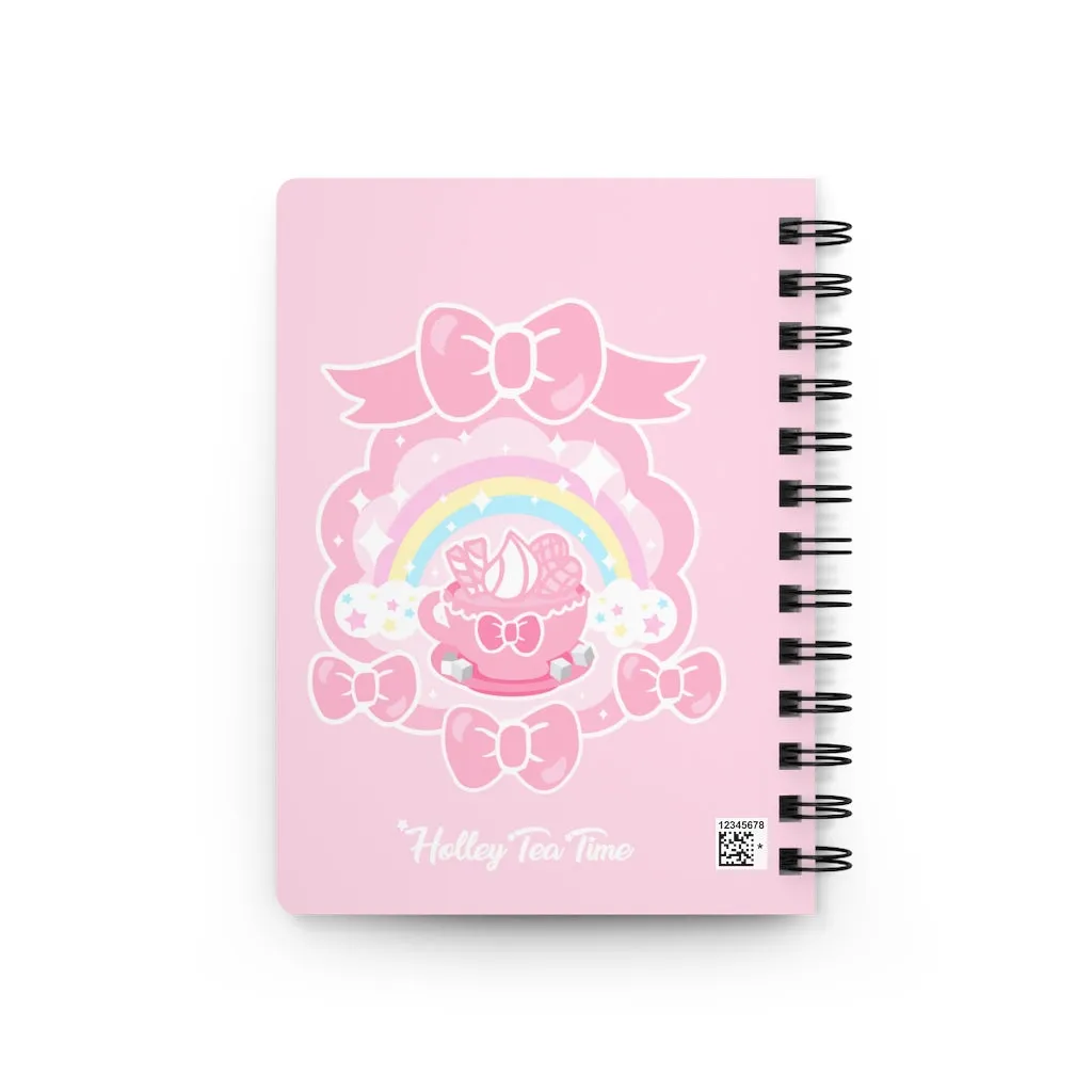 Teatime Fantasy Spiral Bound Lined Notebook Journal