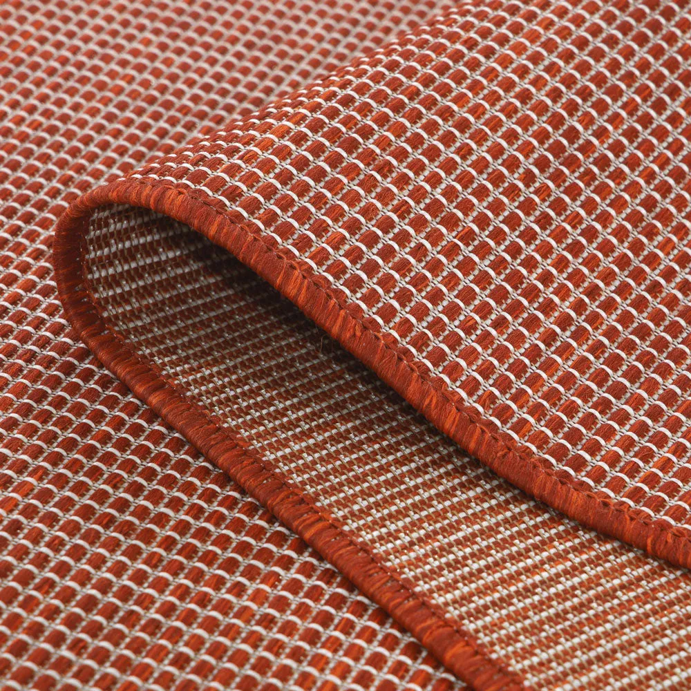 Terracotta Mottled Outdoor Rug