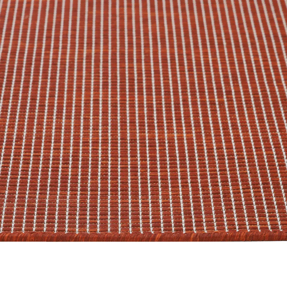 Terracotta Mottled Outdoor Rug