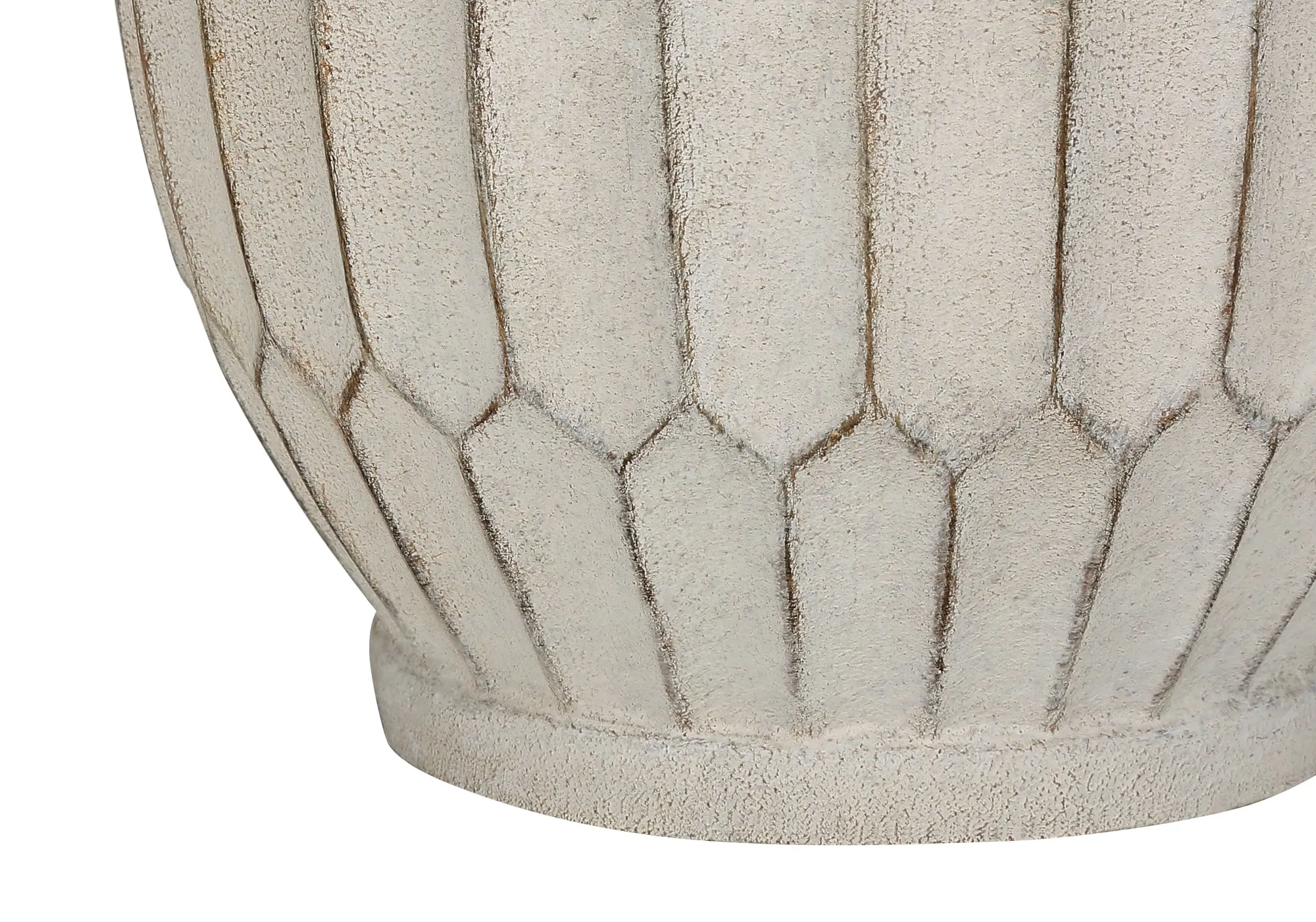 TransiGlow Cream Resin Table Lamp - Illuminate Your Space with Style