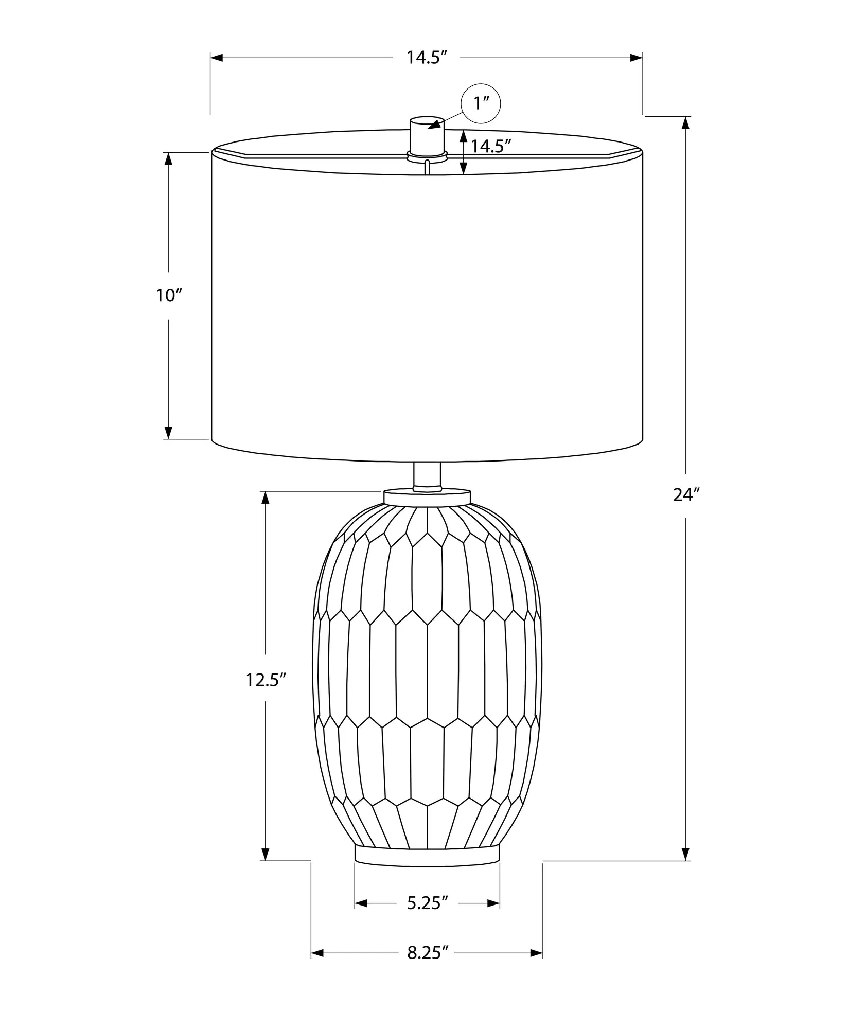 TransiGlow Cream Resin Table Lamp - Illuminate Your Space with Style