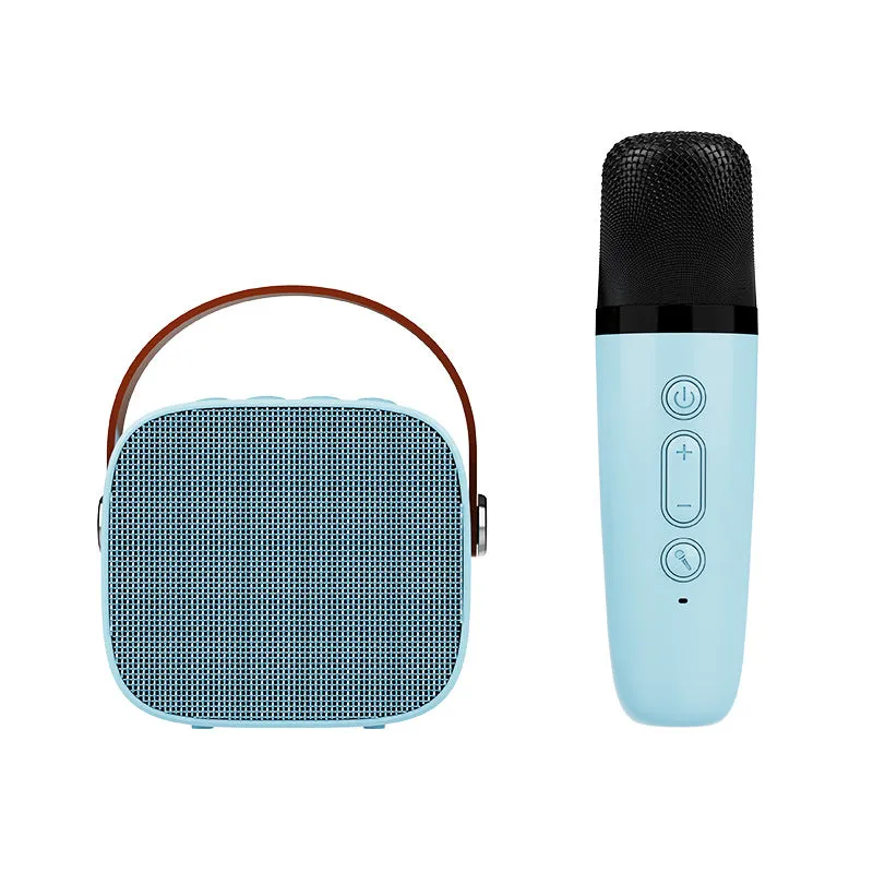 Wireless Bluetooth Portable Audio with Microphone Microphone Karaoke Gadget Speaker Household Portable