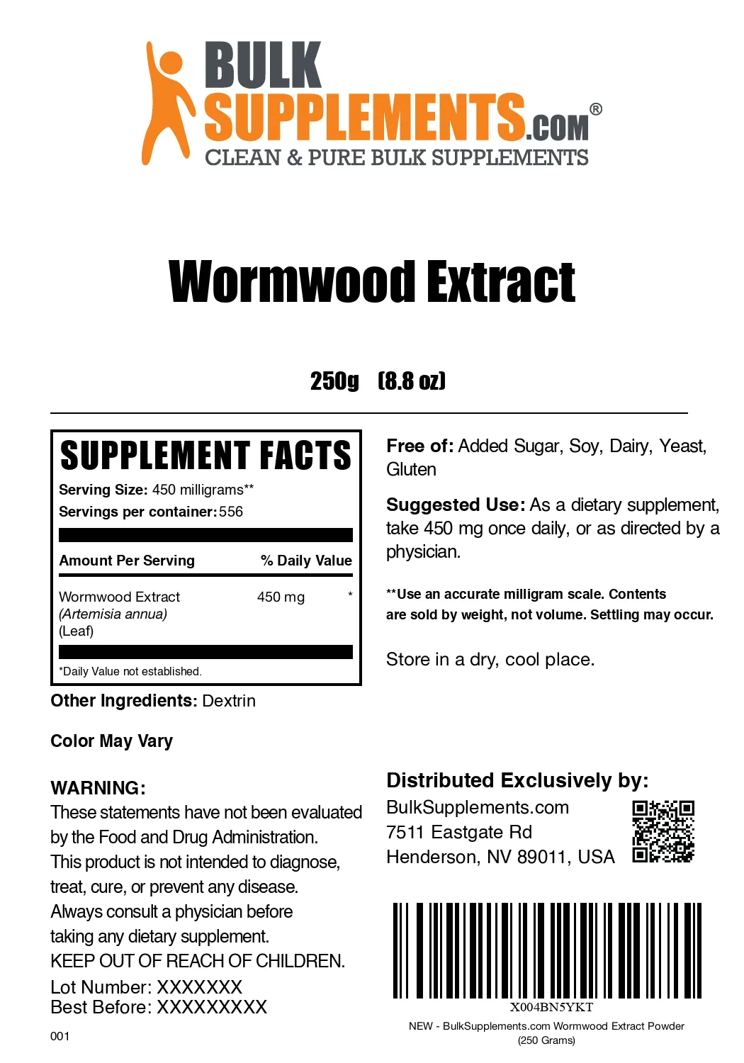 Wormwood Extract Powder