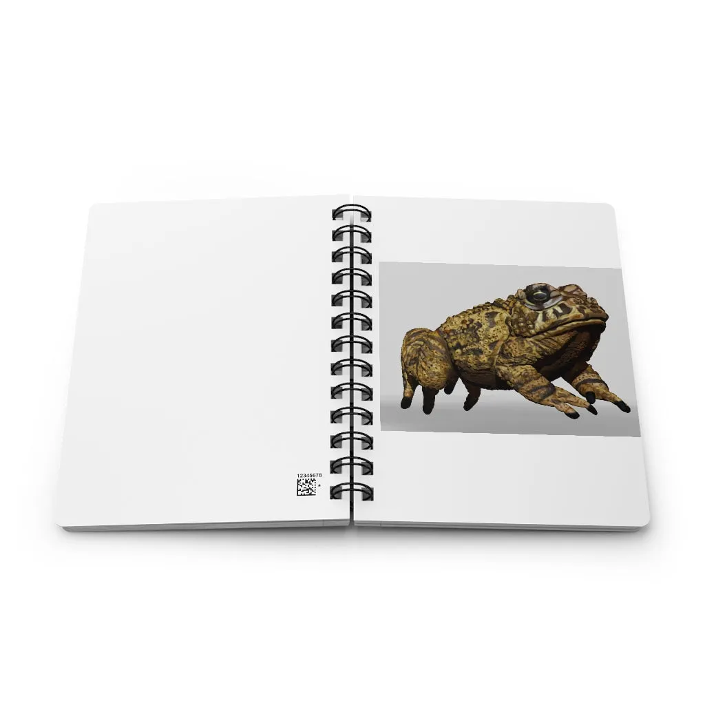Yellow Toad Spiral Bound Journal